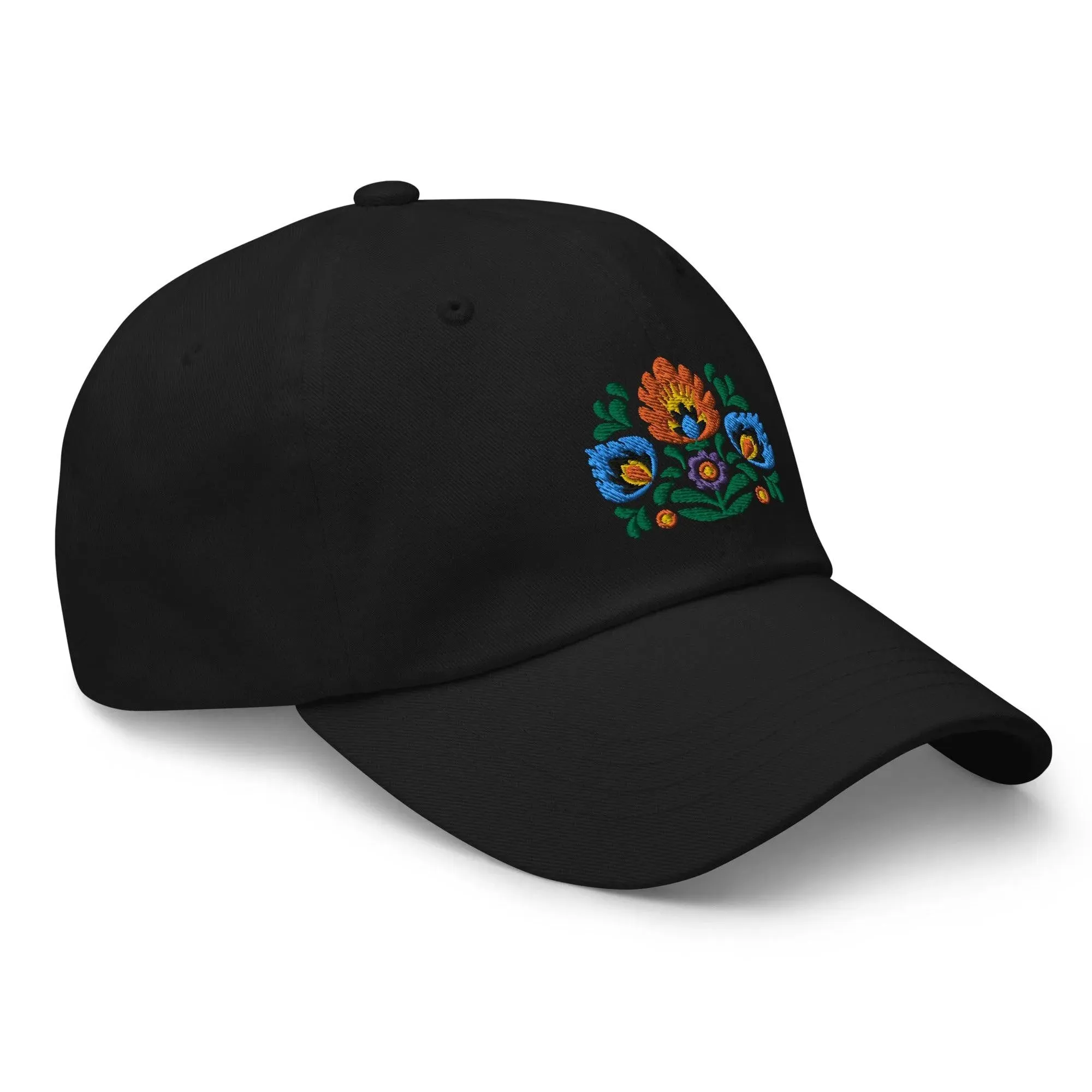 Polish Wycinanki Embroidered Dad Hat