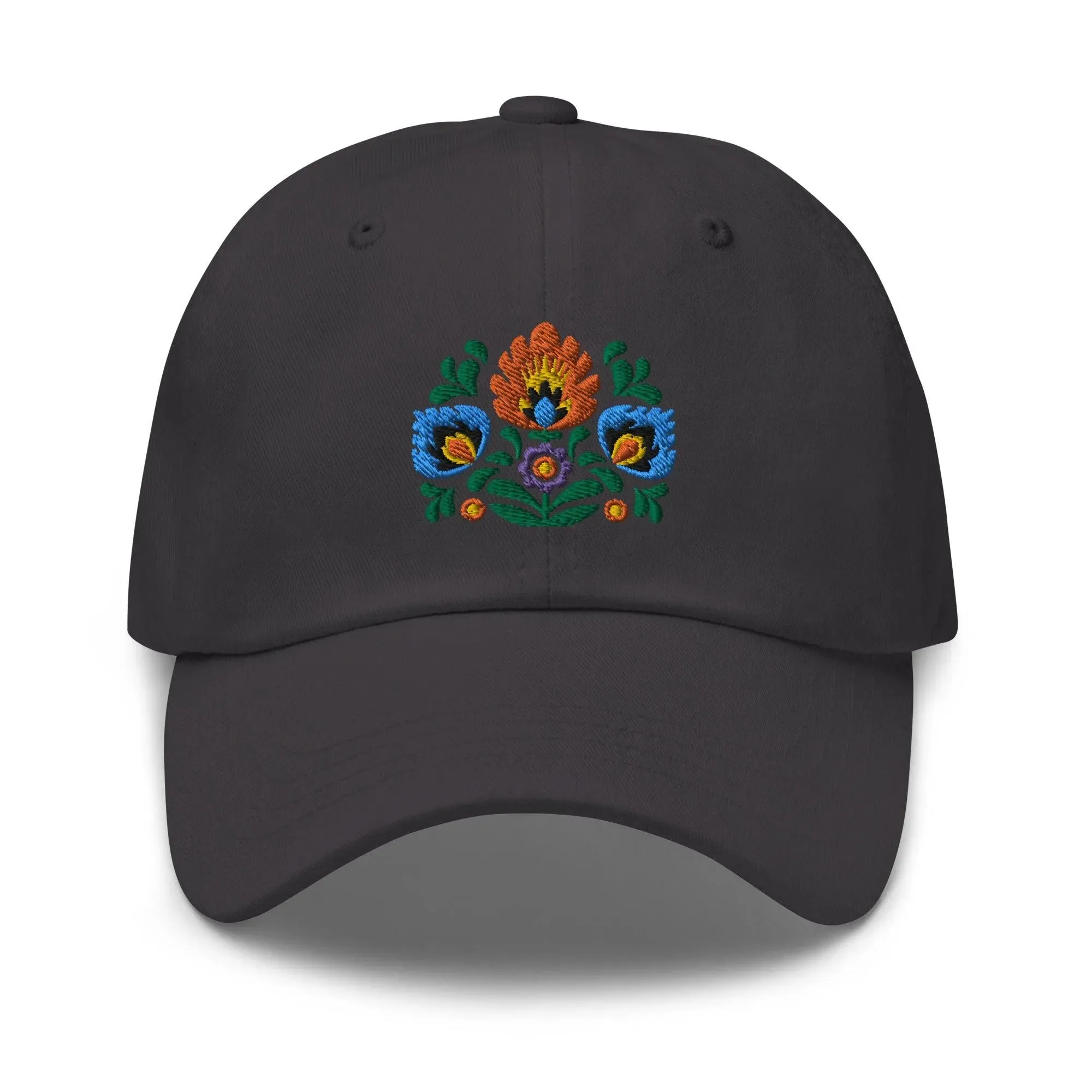 Polish Wycinanki Embroidered Dad Hat