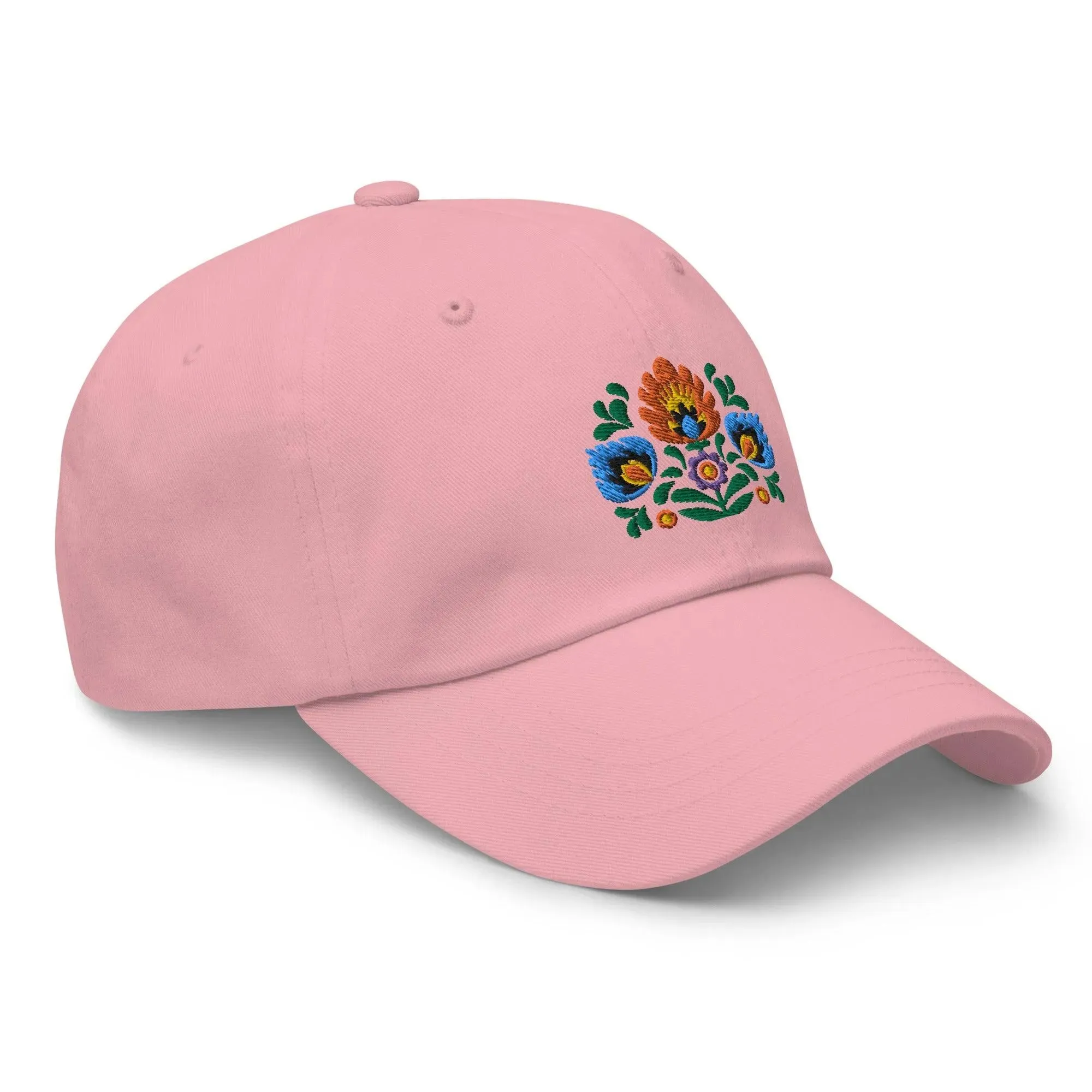 Polish Wycinanki Embroidered Dad Hat