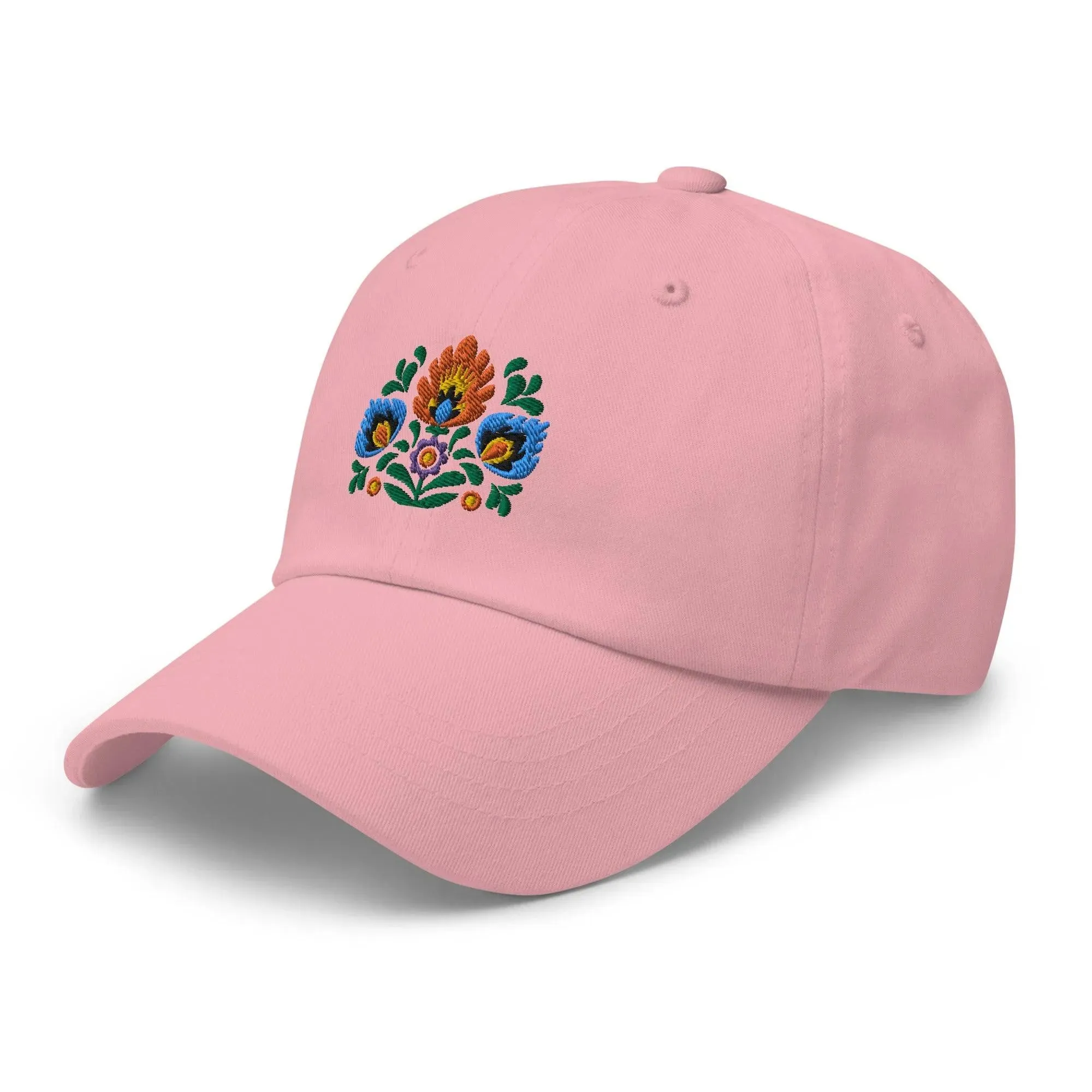 Polish Wycinanki Embroidered Dad Hat