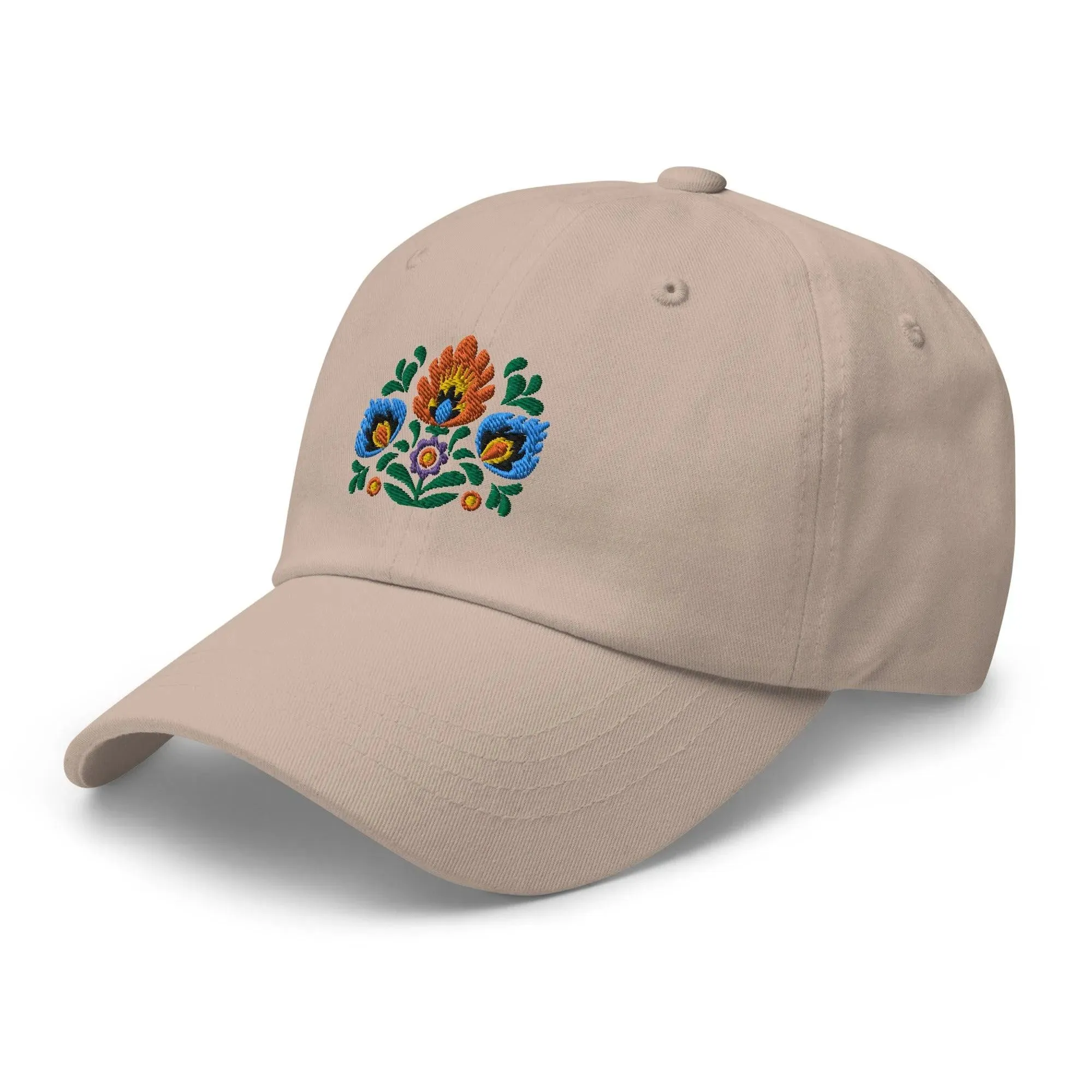 Polish Wycinanki Embroidered Dad Hat