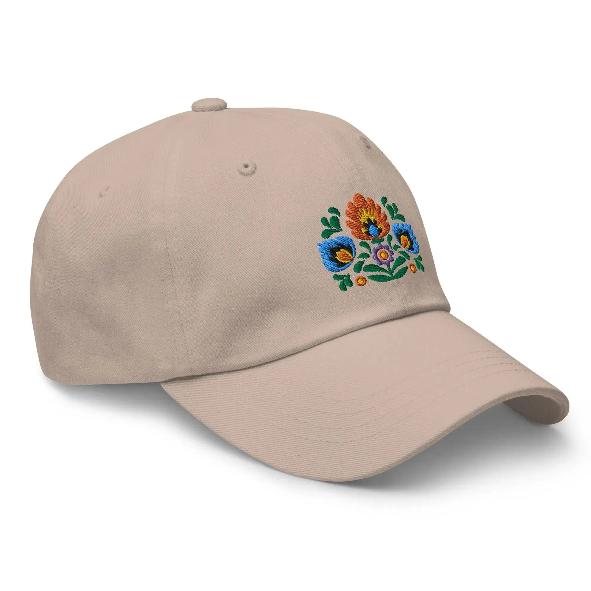 Polish Wycinanki Embroidered Dad Hat