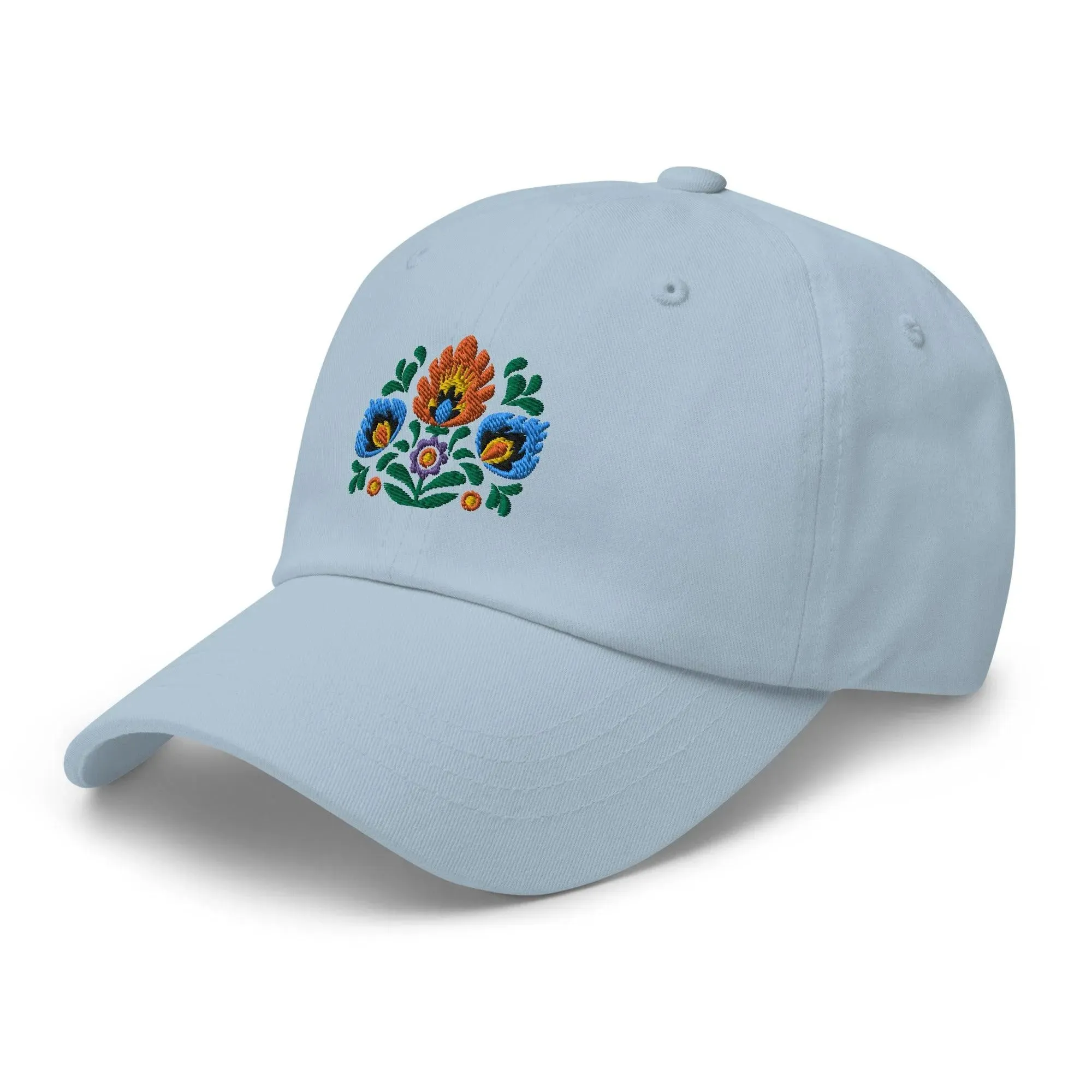 Polish Wycinanki Embroidered Dad Hat