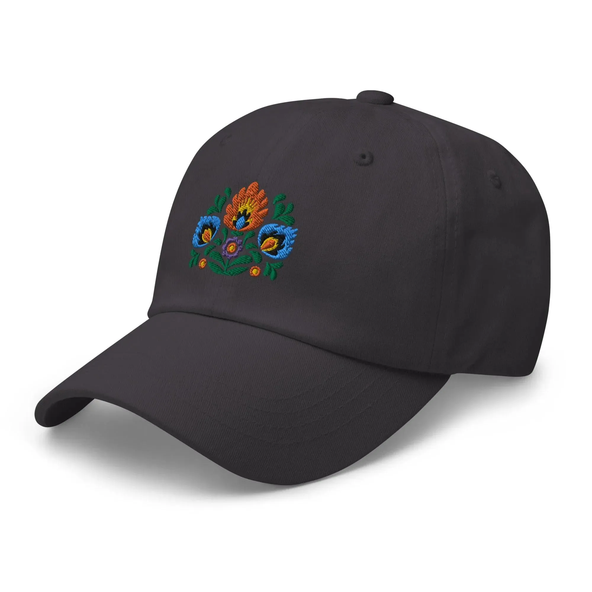 Polish Wycinanki Embroidered Dad Hat