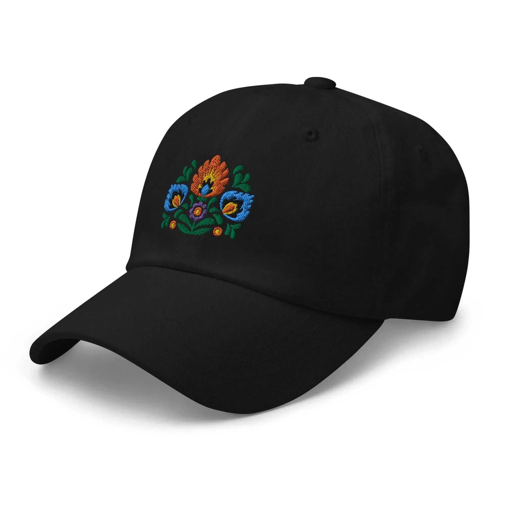 Polish Wycinanki Embroidered Dad Hat