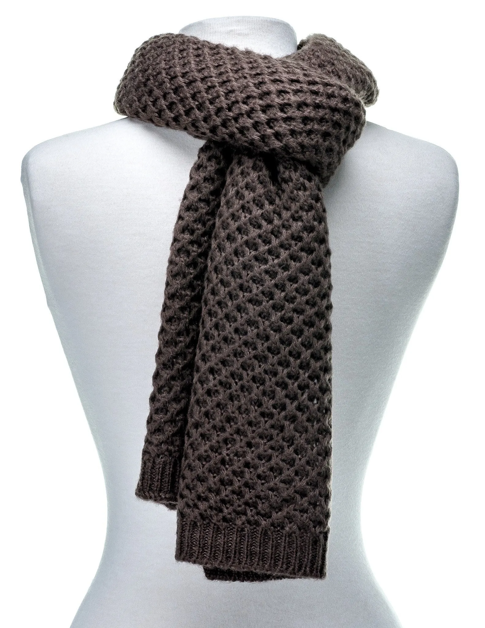 Premium Mens Scarf - Mufflers for Men - Weave Pattern Scarf