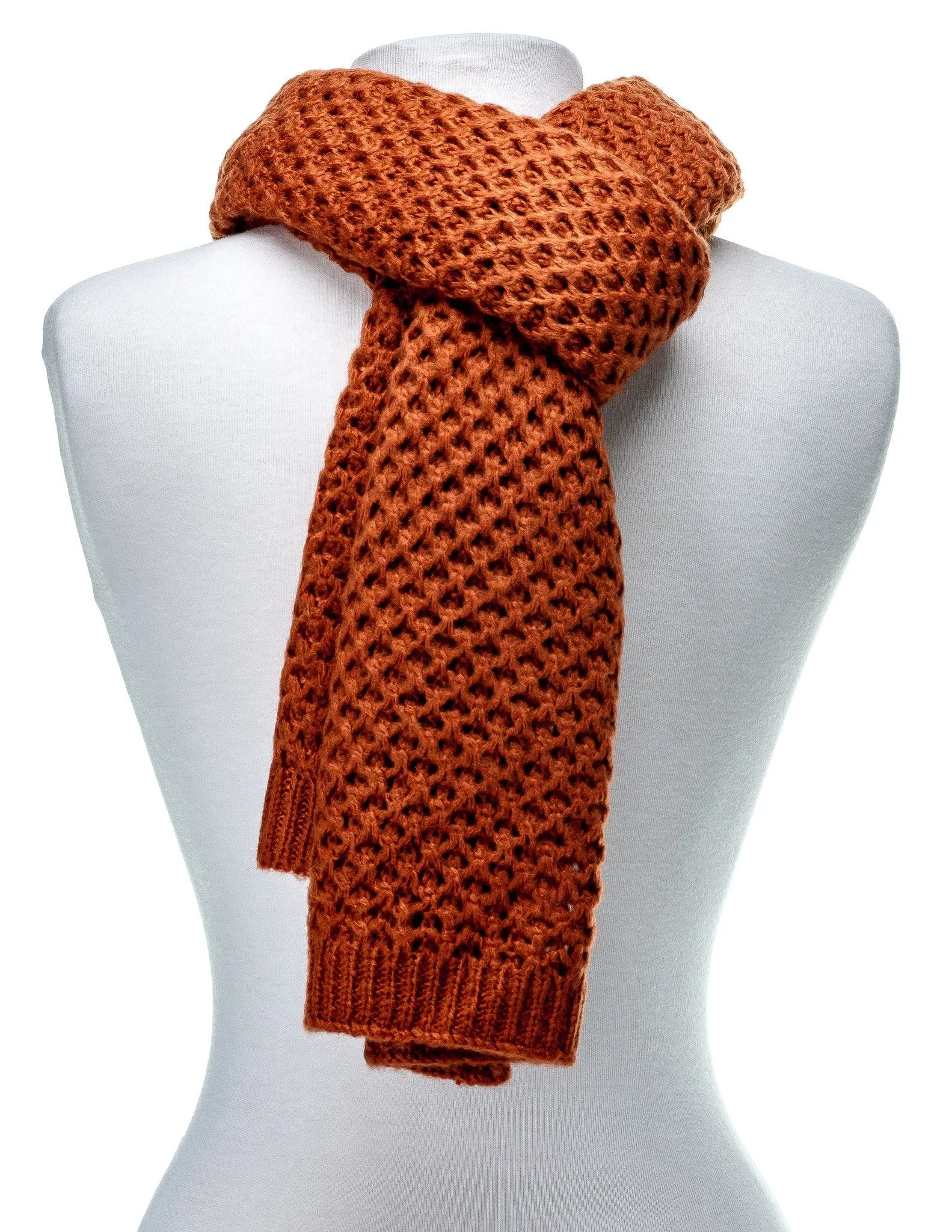 Premium Mens Scarf - Mufflers for Men - Weave Pattern Scarf