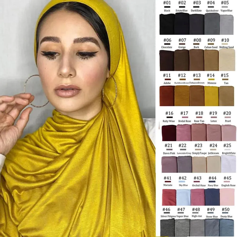 Premium Quality Soft Stretchy Jersey Hijab for Comfort and Style