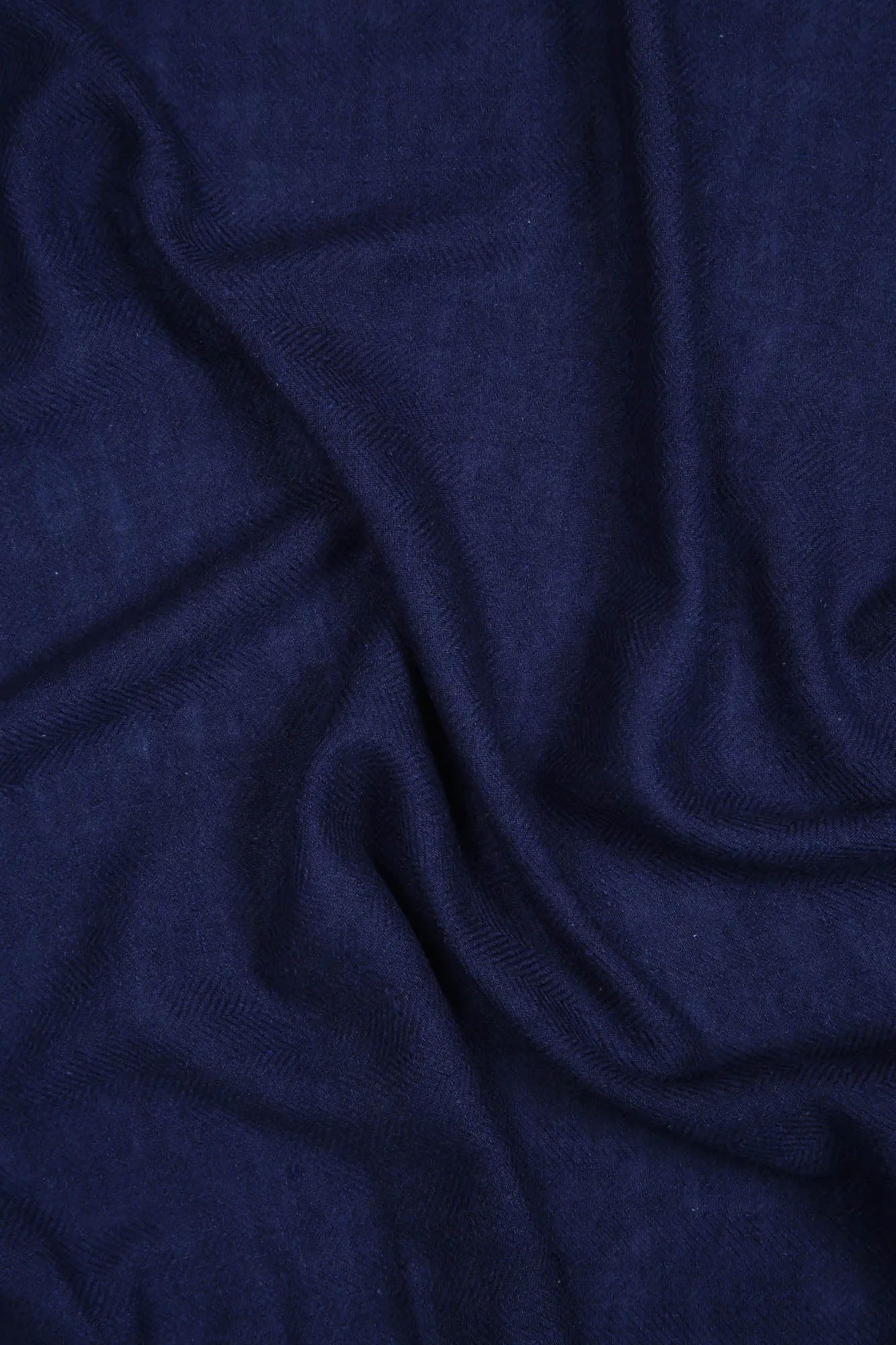 Pure Cashmere Scarf - Navy