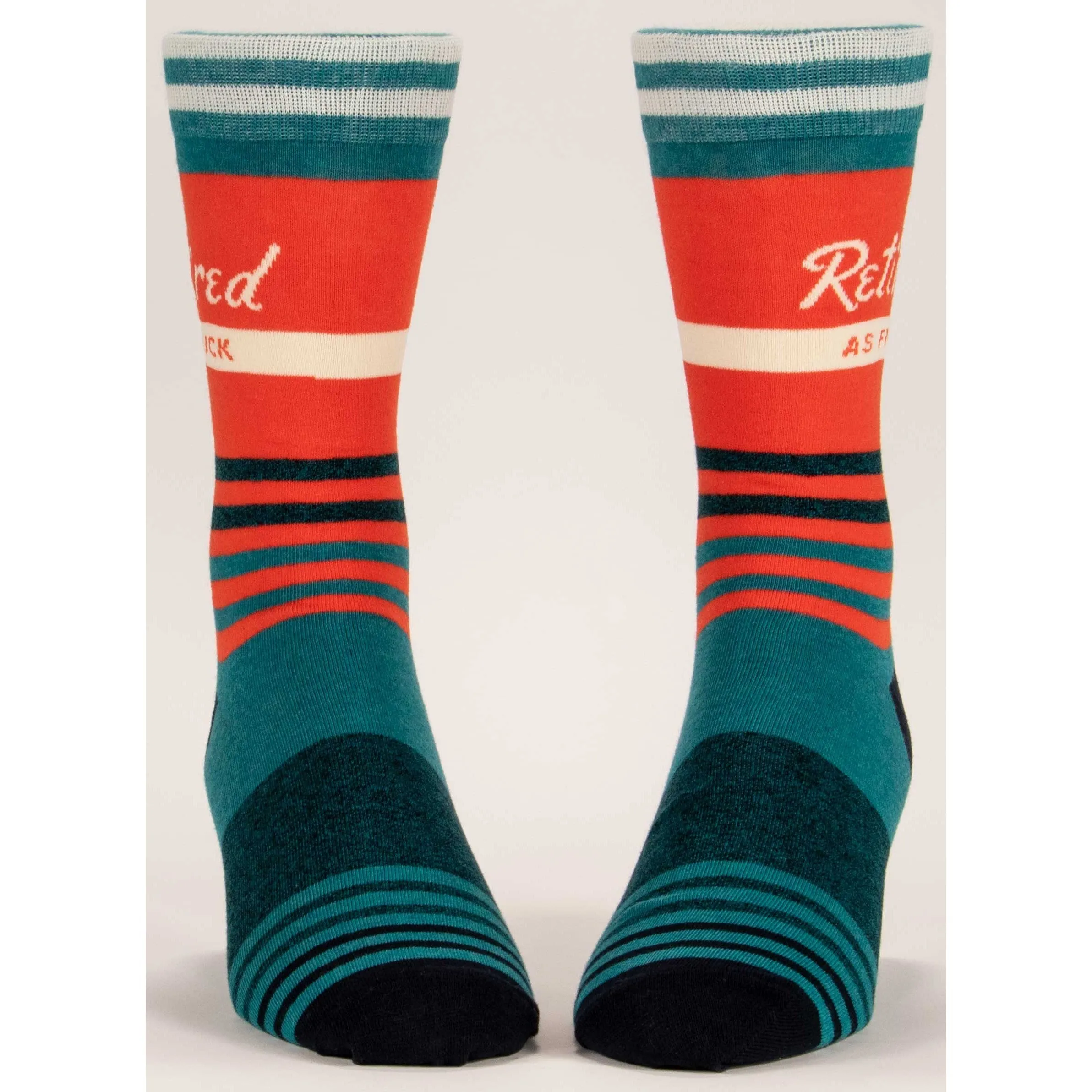 Retired As Fuck Men's Crew Socks | BlueQ at GetBullish