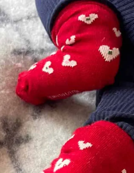 Small Heart Kids Socks