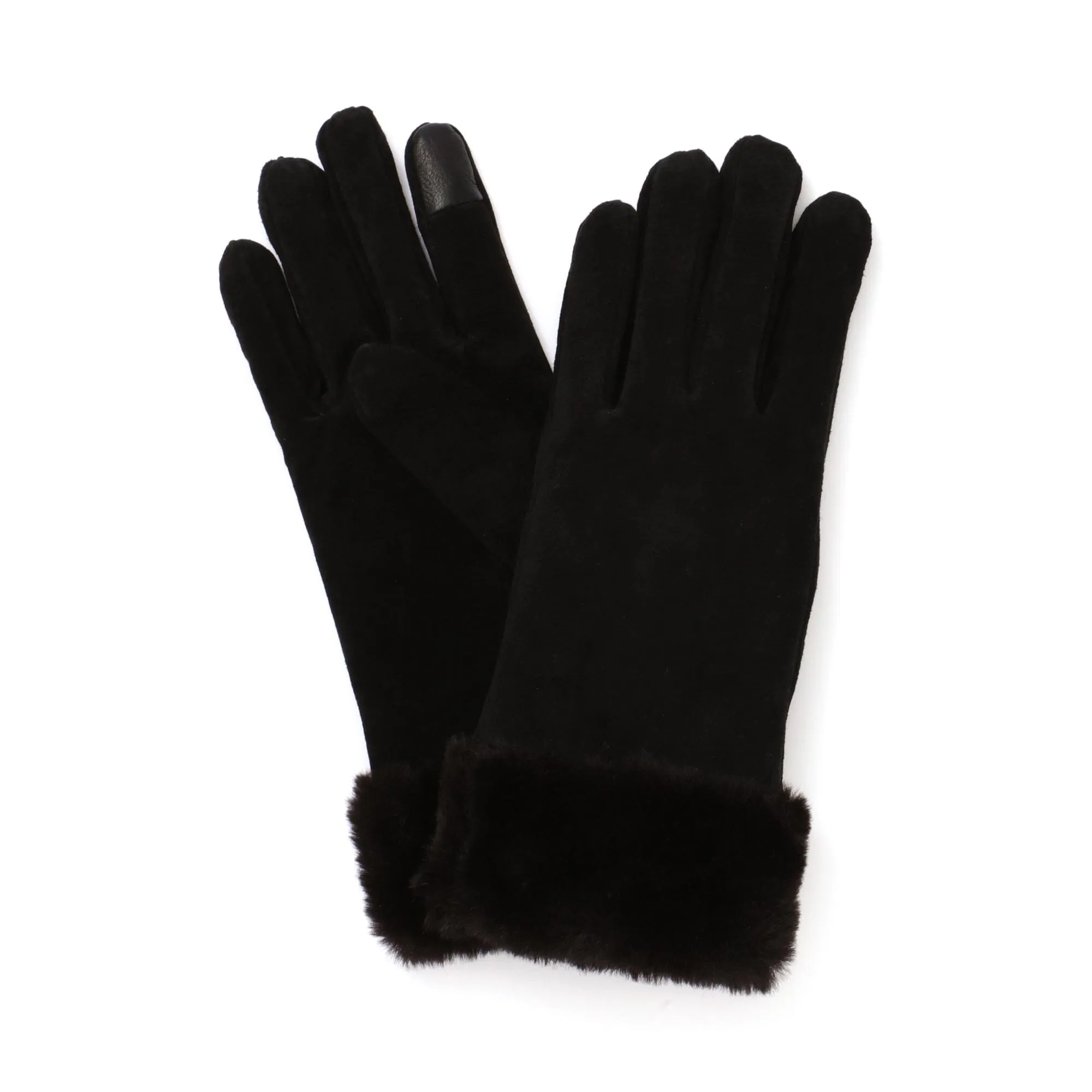 Suede Gloves Black