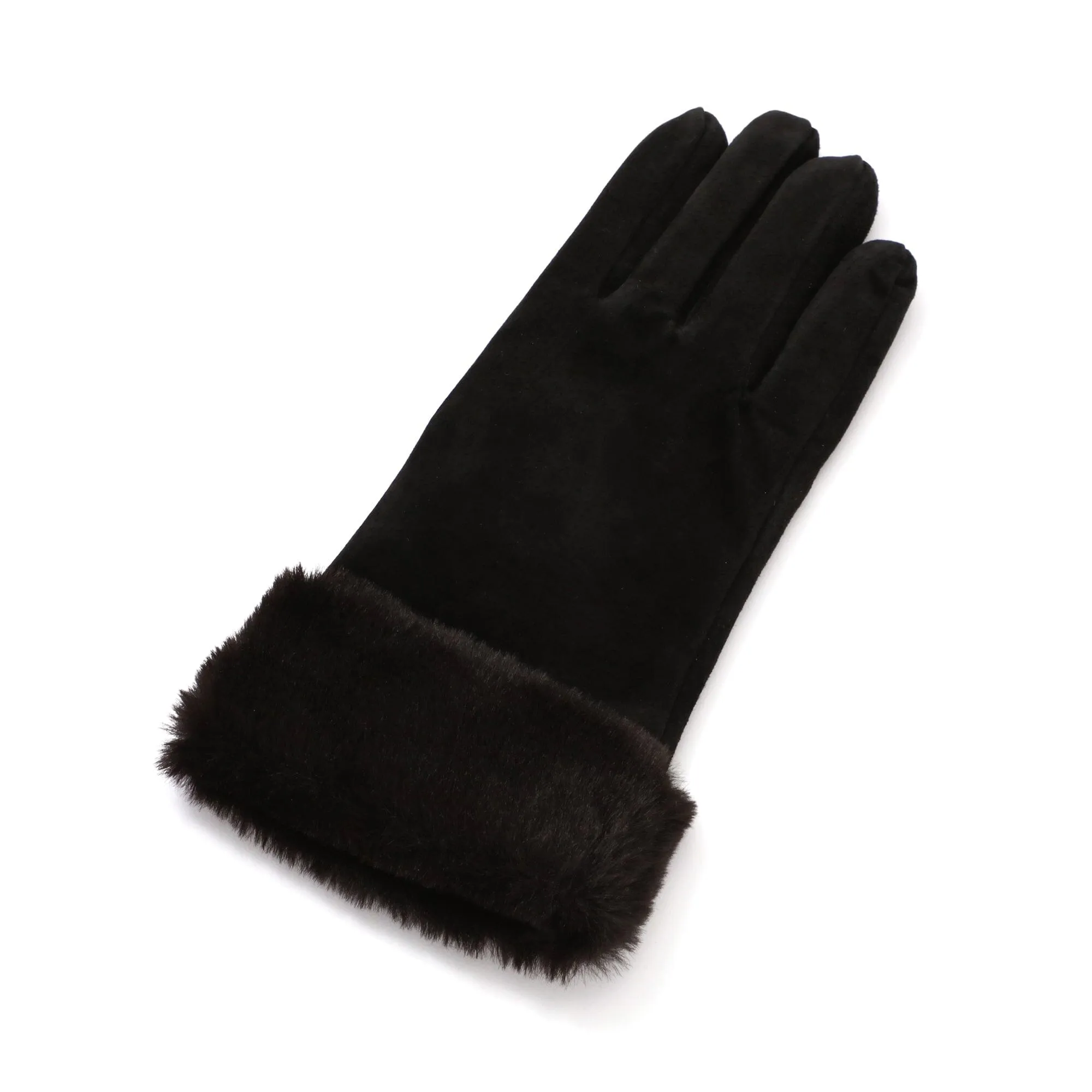 Suede Gloves Black