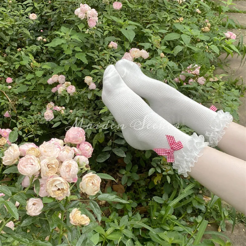 Sweet girl lolita white socks