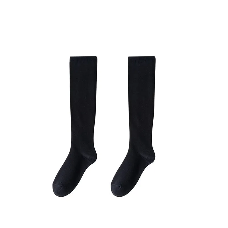 Sweetnana Compression Socks Women's Stockings, Solid Color Design, Pressure Socks Slim Legs Yoga Socks,  Absorb-sweat, Non-Slip.