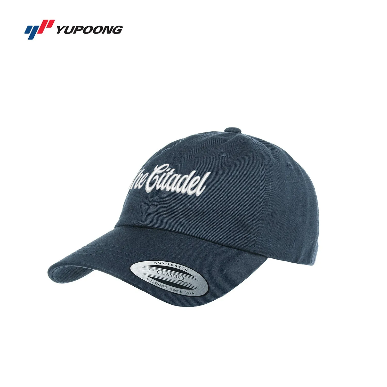 The Citadel, Script, Yupoong Adult Low-Profile Cotton Twill Dad Cap