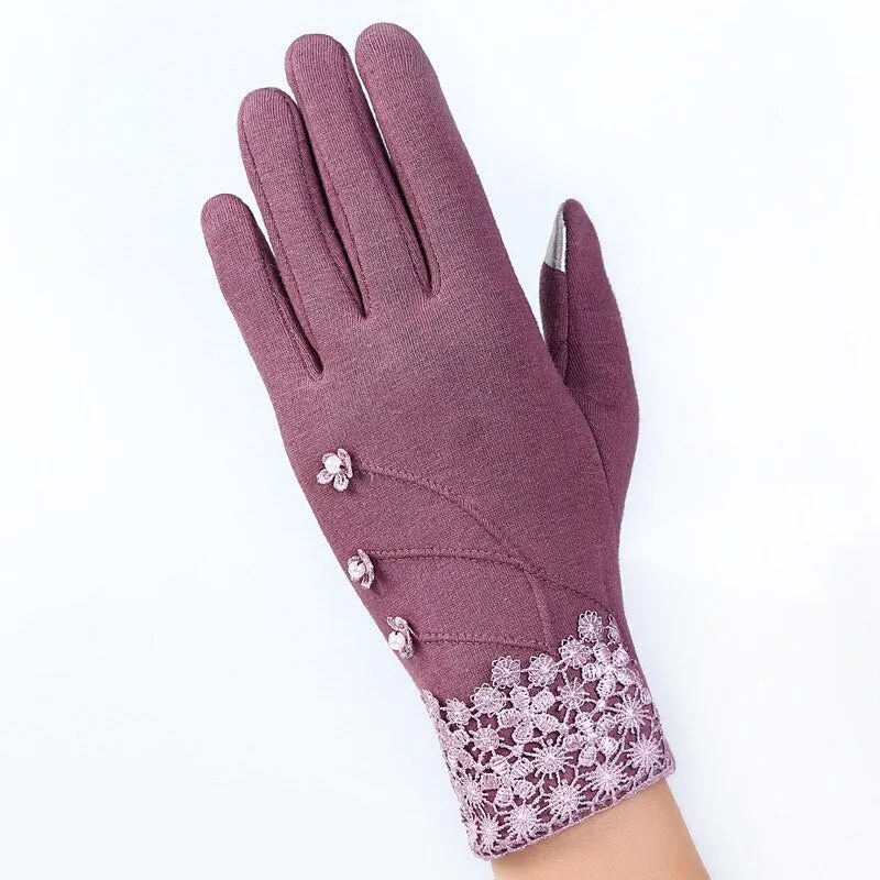 Women's Winter Cashmere Gloves | Touch Screen Gloves