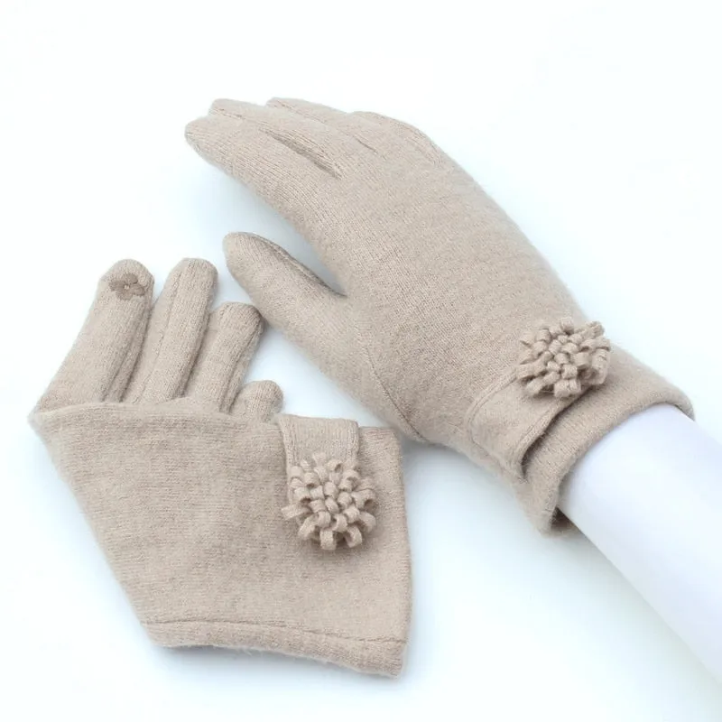 Women's Winter Wool Gloves | Touch Screen Gloves