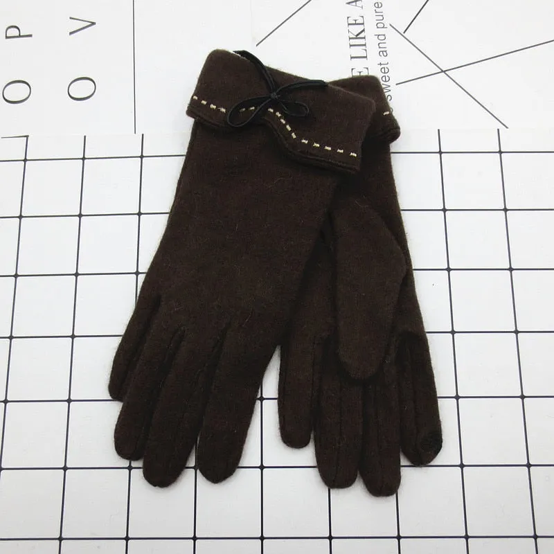 Women's Winter Wool Gloves | Touch Screen Gloves