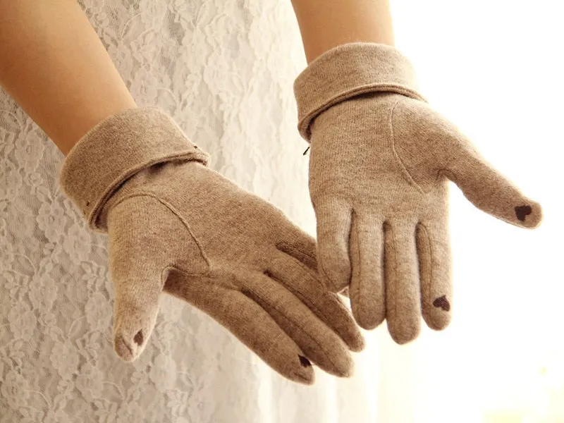 Women's Winter Wool Gloves | Touch Screen Gloves