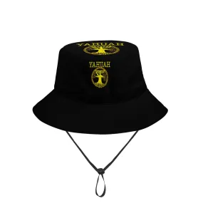 Yahuah-Tree of Life 02-01 Designer Modern Brim Unisex Bucket Hat